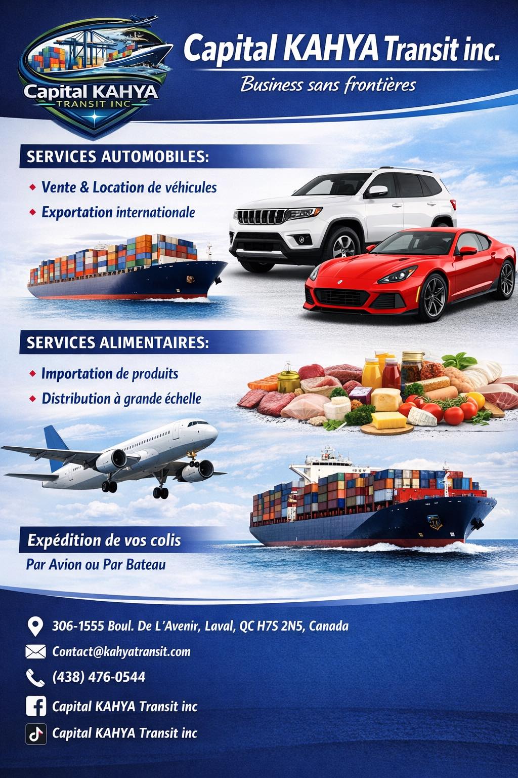 Capital KAHYA Transit — Nos services